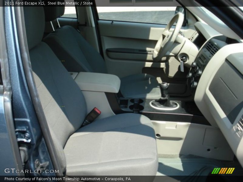Steel Blue Metallic / Stone 2011 Ford Escape XLS