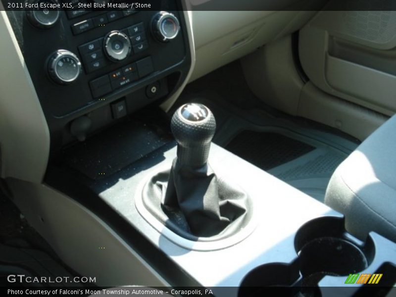 Steel Blue Metallic / Stone 2011 Ford Escape XLS