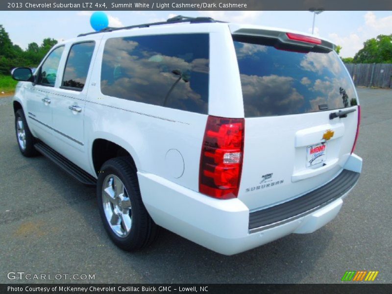 Summit White / Light Cashmere/Dark Cashmere 2013 Chevrolet Suburban LTZ 4x4