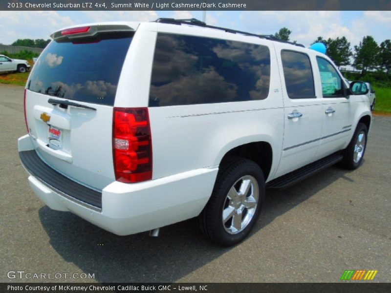 Summit White / Light Cashmere/Dark Cashmere 2013 Chevrolet Suburban LTZ 4x4