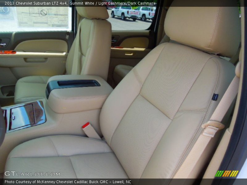 Summit White / Light Cashmere/Dark Cashmere 2013 Chevrolet Suburban LTZ 4x4