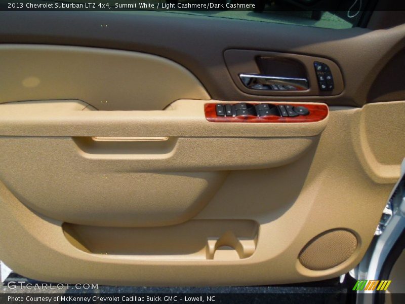 Summit White / Light Cashmere/Dark Cashmere 2013 Chevrolet Suburban LTZ 4x4