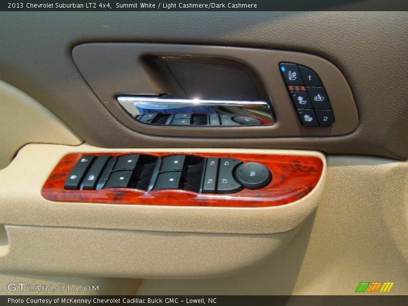 Summit White / Light Cashmere/Dark Cashmere 2013 Chevrolet Suburban LTZ 4x4