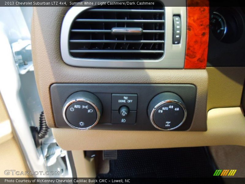 Summit White / Light Cashmere/Dark Cashmere 2013 Chevrolet Suburban LTZ 4x4