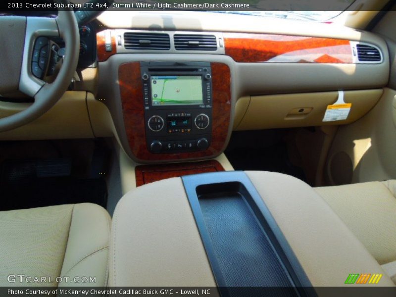Summit White / Light Cashmere/Dark Cashmere 2013 Chevrolet Suburban LTZ 4x4