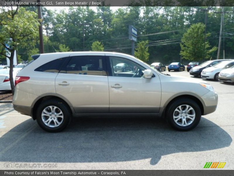 Satin Beige Metallic / Beige 2008 Hyundai Veracruz GLS