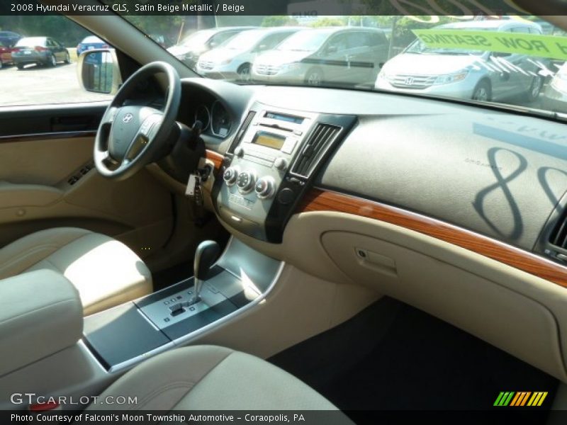 Satin Beige Metallic / Beige 2008 Hyundai Veracruz GLS