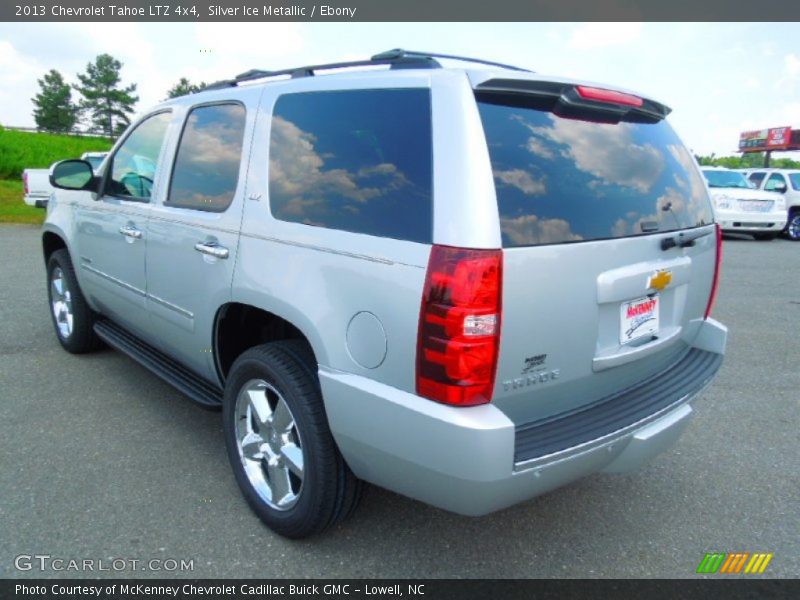 Silver Ice Metallic / Ebony 2013 Chevrolet Tahoe LTZ 4x4