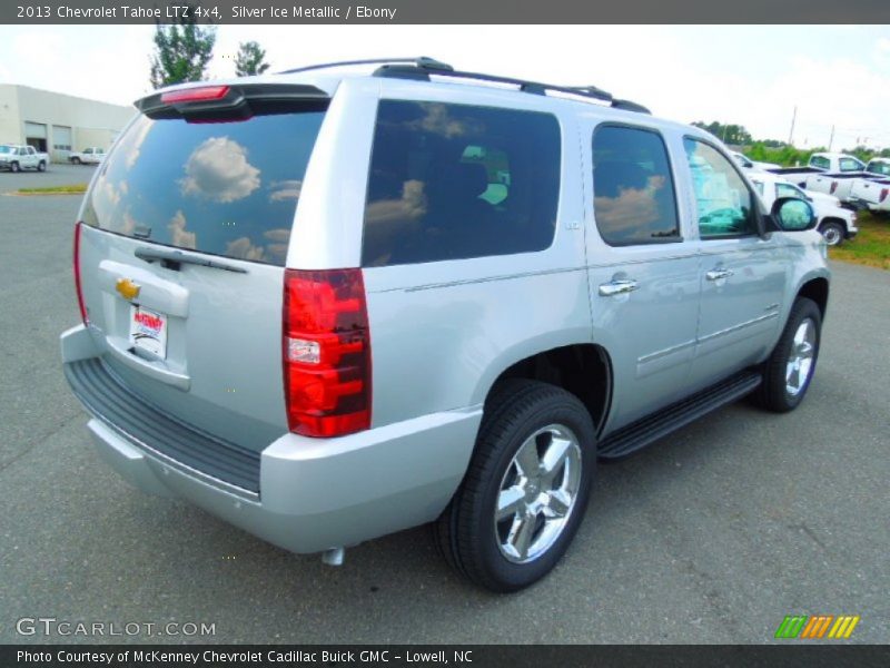 Silver Ice Metallic / Ebony 2013 Chevrolet Tahoe LTZ 4x4
