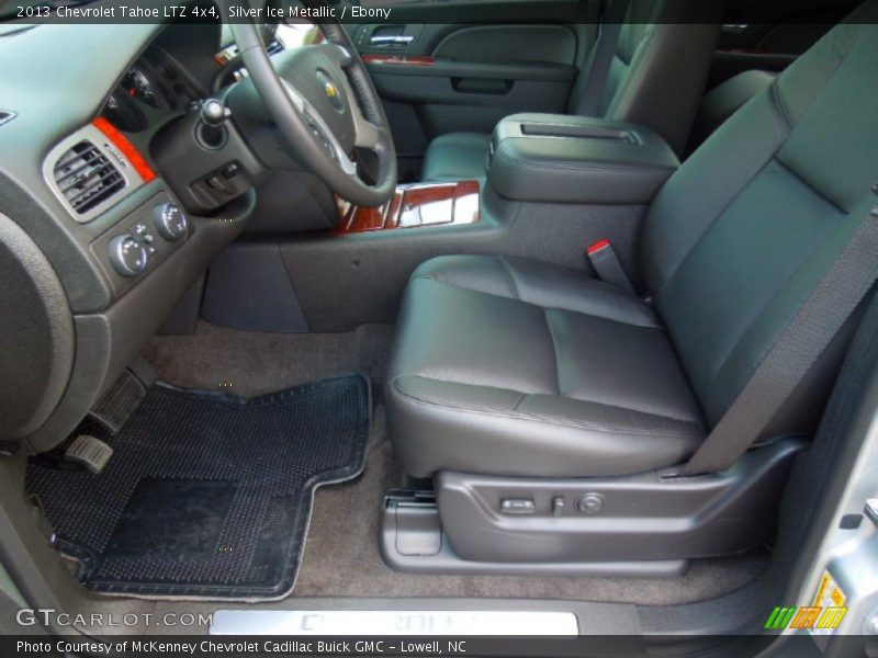Silver Ice Metallic / Ebony 2013 Chevrolet Tahoe LTZ 4x4