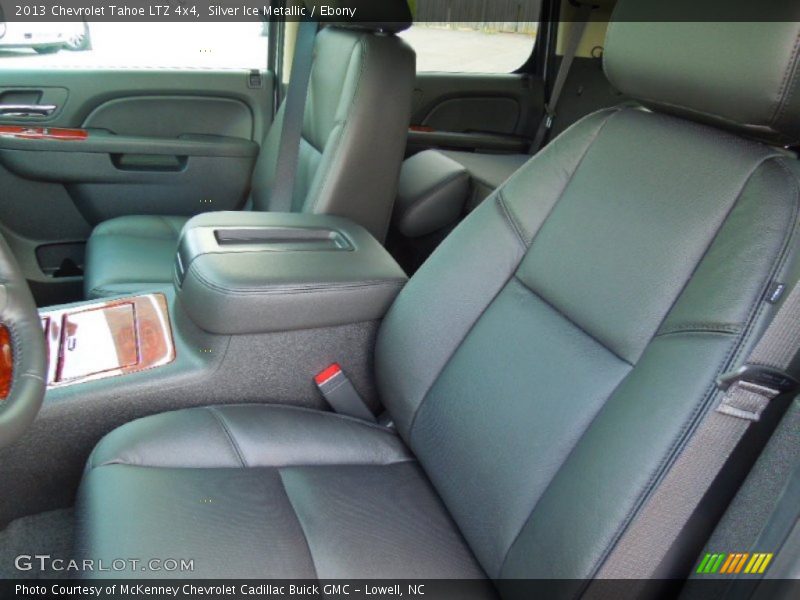 Silver Ice Metallic / Ebony 2013 Chevrolet Tahoe LTZ 4x4