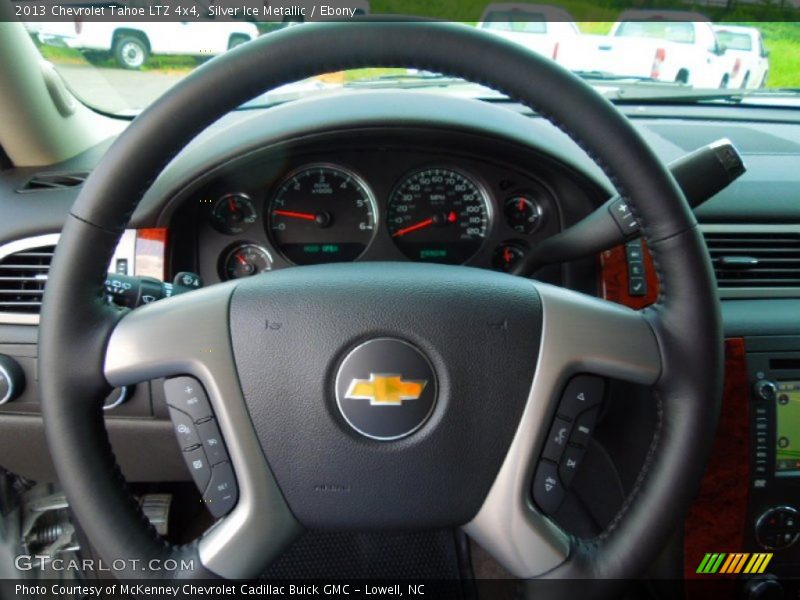 Silver Ice Metallic / Ebony 2013 Chevrolet Tahoe LTZ 4x4
