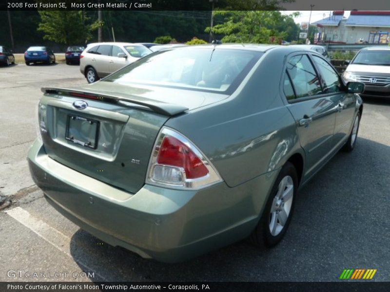 Moss Green Metallic / Camel 2008 Ford Fusion SE