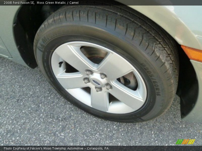 Moss Green Metallic / Camel 2008 Ford Fusion SE
