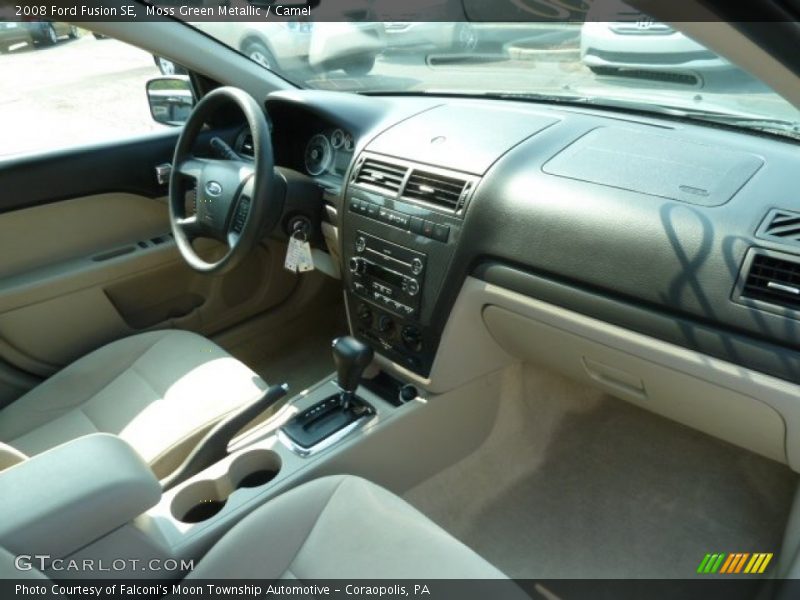 Moss Green Metallic / Camel 2008 Ford Fusion SE