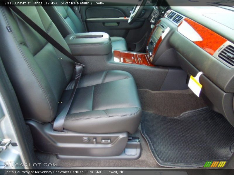 Silver Ice Metallic / Ebony 2013 Chevrolet Tahoe LTZ 4x4