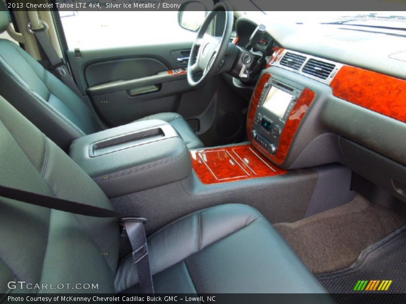 Silver Ice Metallic / Ebony 2013 Chevrolet Tahoe LTZ 4x4