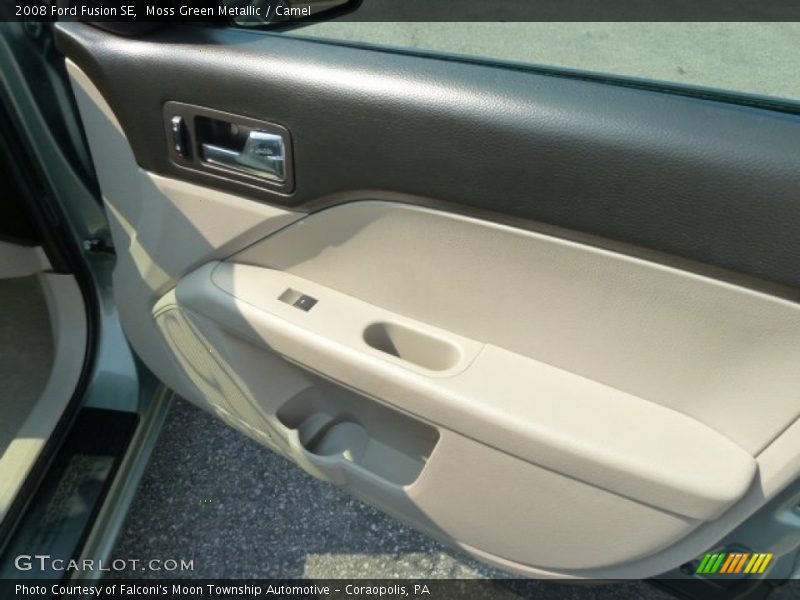 Moss Green Metallic / Camel 2008 Ford Fusion SE