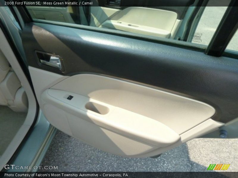 Moss Green Metallic / Camel 2008 Ford Fusion SE