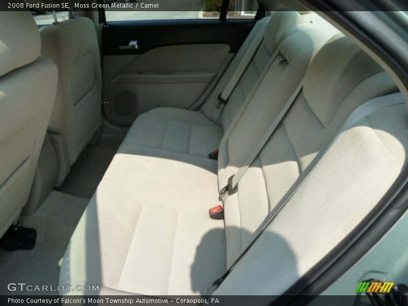 Moss Green Metallic / Camel 2008 Ford Fusion SE