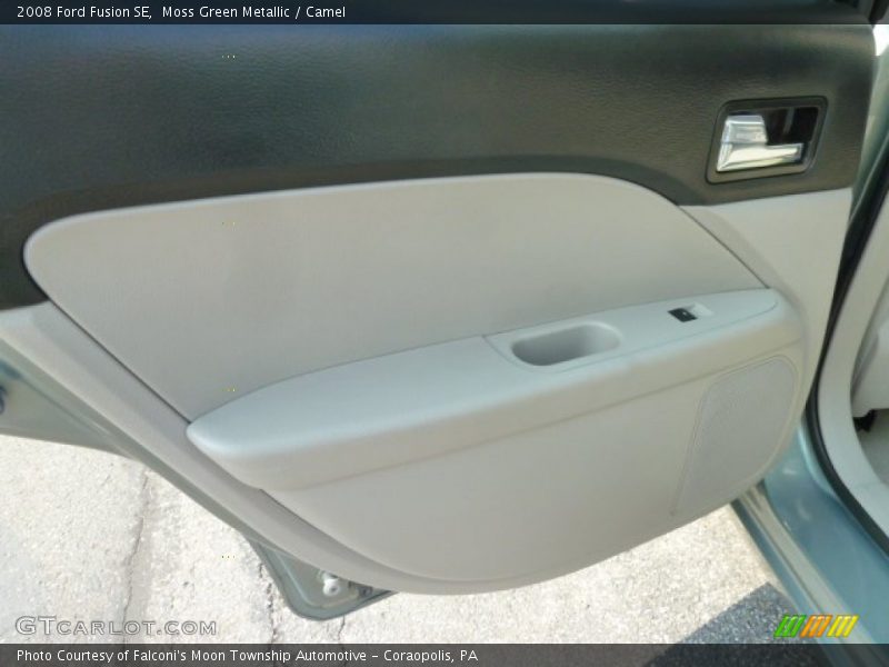 Moss Green Metallic / Camel 2008 Ford Fusion SE