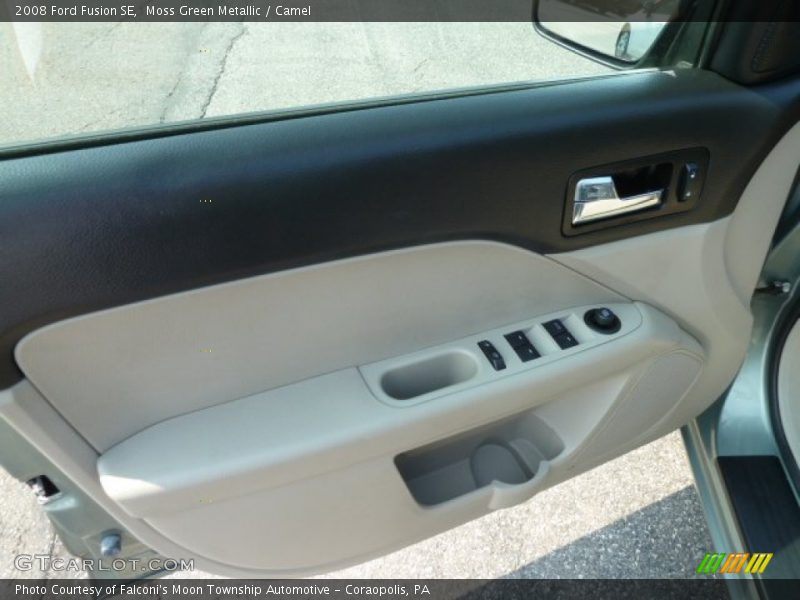 Moss Green Metallic / Camel 2008 Ford Fusion SE
