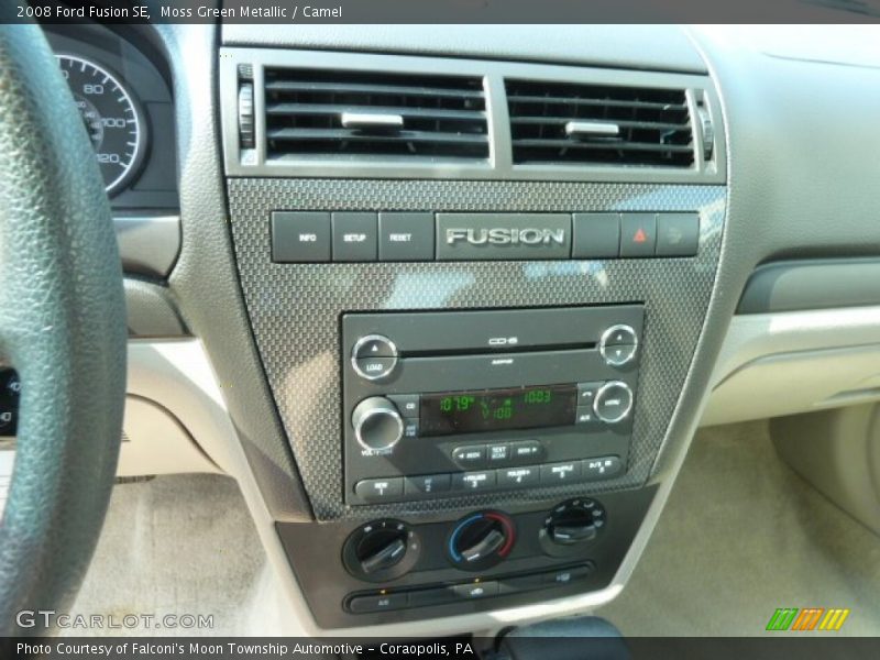 Moss Green Metallic / Camel 2008 Ford Fusion SE