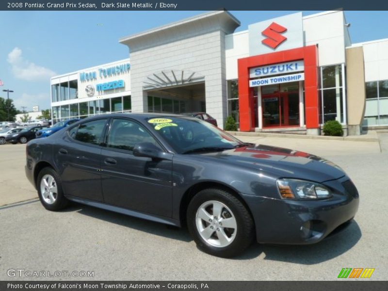 Dark Slate Metallic / Ebony 2008 Pontiac Grand Prix Sedan