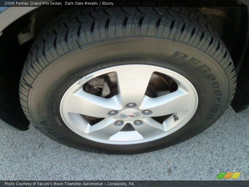 Dark Slate Metallic / Ebony 2008 Pontiac Grand Prix Sedan