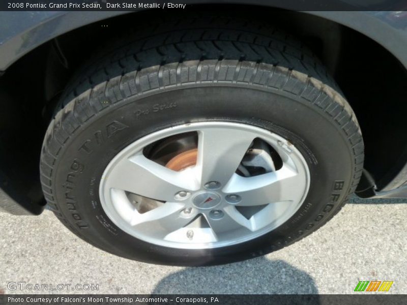 Dark Slate Metallic / Ebony 2008 Pontiac Grand Prix Sedan