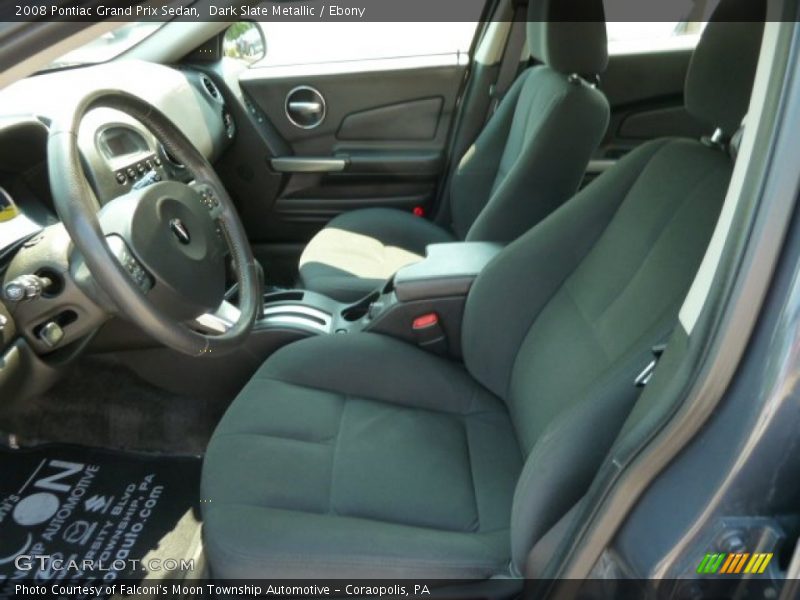 Dark Slate Metallic / Ebony 2008 Pontiac Grand Prix Sedan