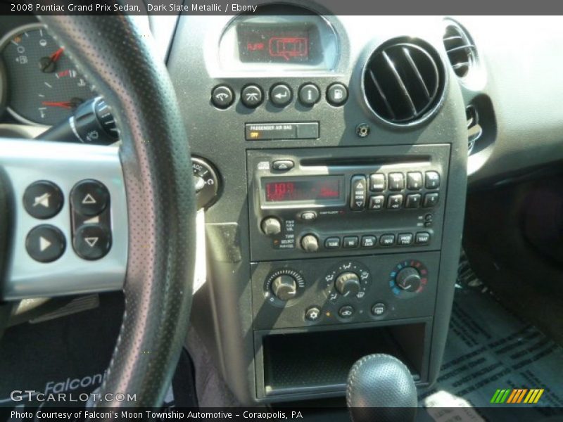 Dark Slate Metallic / Ebony 2008 Pontiac Grand Prix Sedan