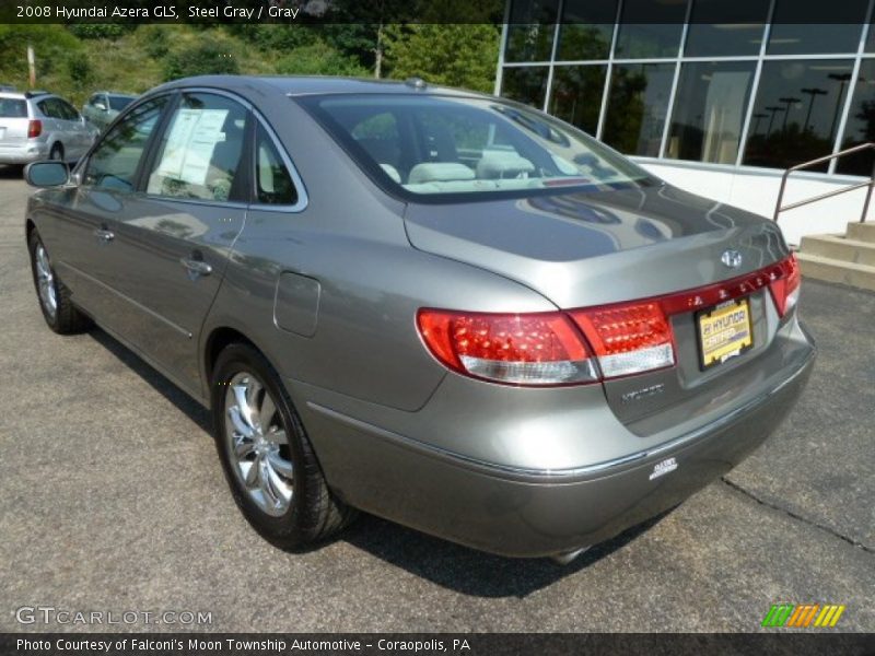Steel Gray / Gray 2008 Hyundai Azera GLS
