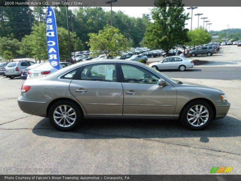 Steel Gray / Gray 2008 Hyundai Azera GLS