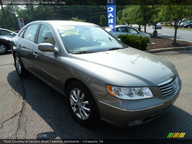 Steel Gray / Gray 2008 Hyundai Azera GLS