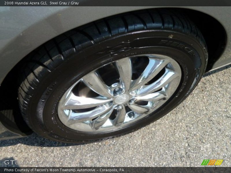 Steel Gray / Gray 2008 Hyundai Azera GLS