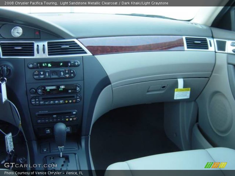 Light Sandstone Metallic Clearcoat / Dark Khaki/Light Graystone 2008 Chrysler Pacifica Touring
