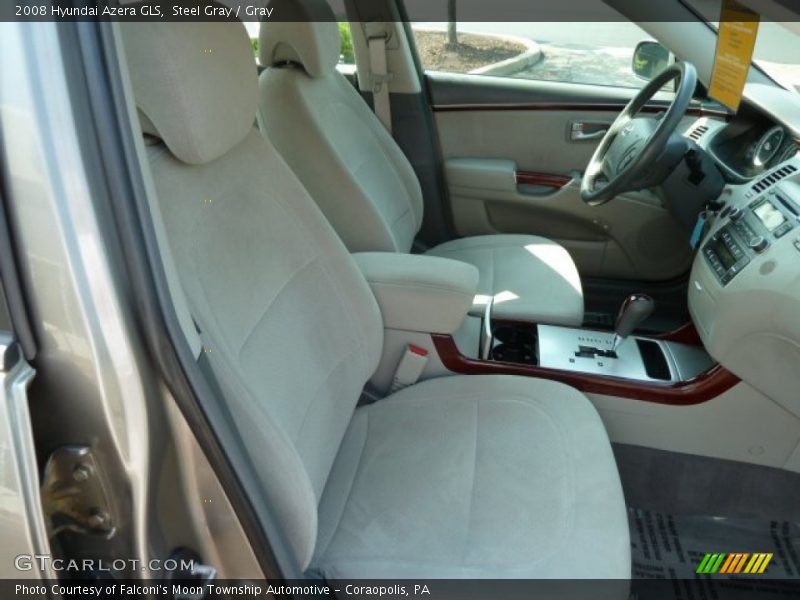 Steel Gray / Gray 2008 Hyundai Azera GLS
