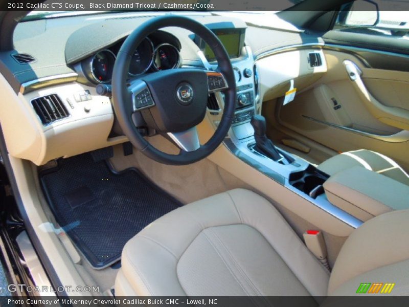  2012 CTS Coupe Cashmere/Cocoa Interior