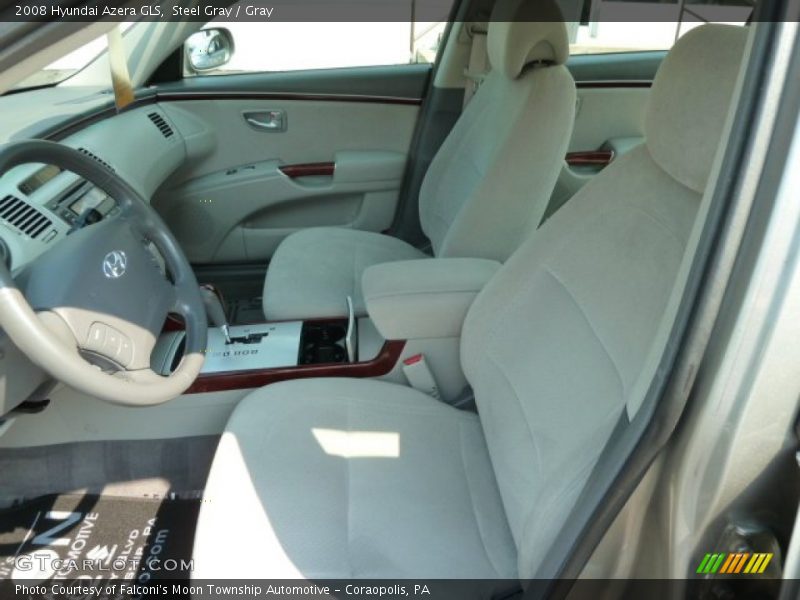Steel Gray / Gray 2008 Hyundai Azera GLS