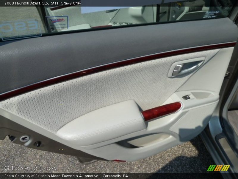 Steel Gray / Gray 2008 Hyundai Azera GLS