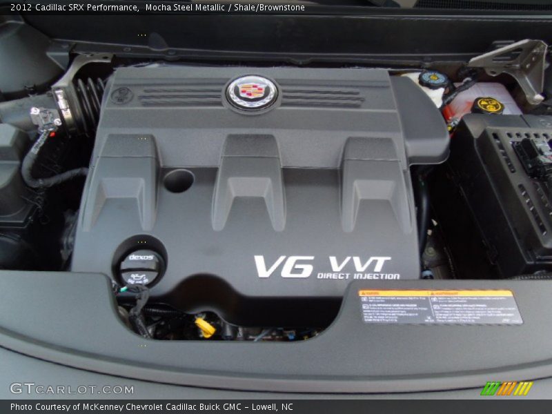 Mocha Steel Metallic / Shale/Brownstone 2012 Cadillac SRX Performance