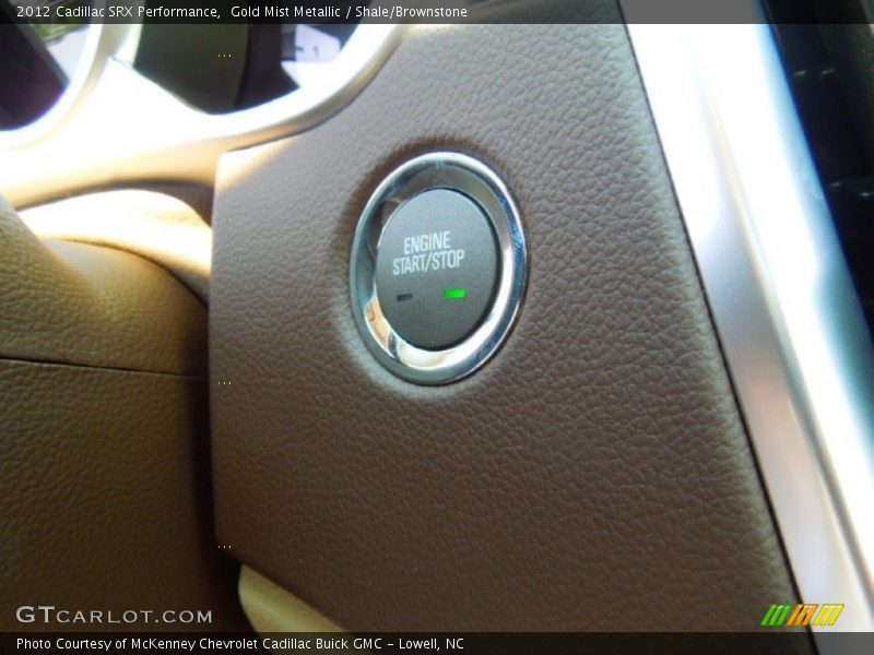 Gold Mist Metallic / Shale/Brownstone 2012 Cadillac SRX Performance