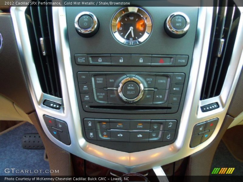 Gold Mist Metallic / Shale/Brownstone 2012 Cadillac SRX Performance