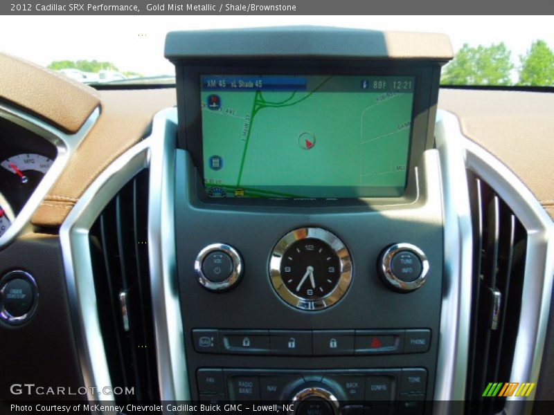 Gold Mist Metallic / Shale/Brownstone 2012 Cadillac SRX Performance