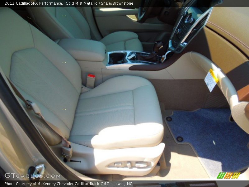 Gold Mist Metallic / Shale/Brownstone 2012 Cadillac SRX Performance