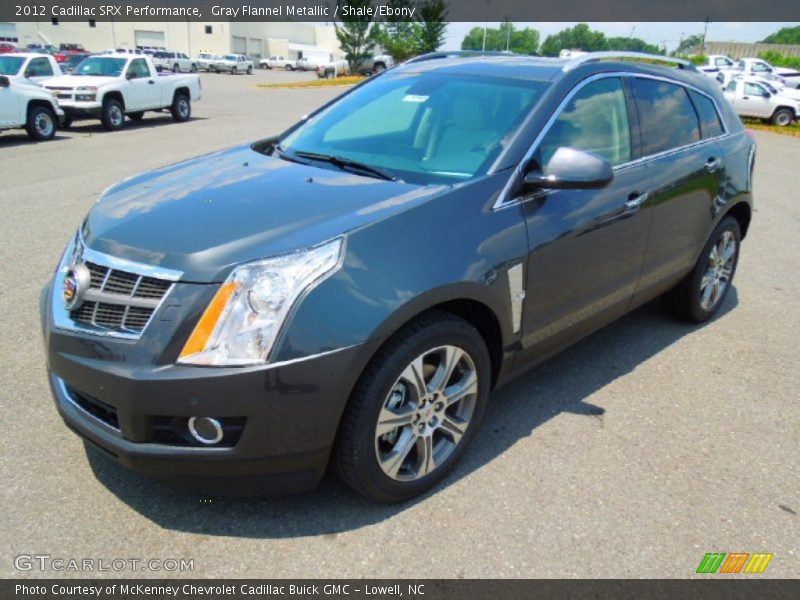 Gray Flannel Metallic / Shale/Ebony 2012 Cadillac SRX Performance