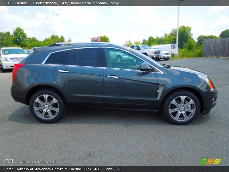 Gray Flannel Metallic / Shale/Ebony 2012 Cadillac SRX Performance