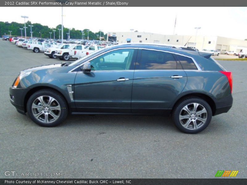 Gray Flannel Metallic / Shale/Ebony 2012 Cadillac SRX Performance