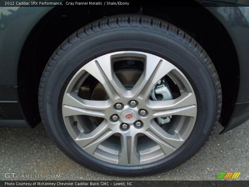 Gray Flannel Metallic / Shale/Ebony 2012 Cadillac SRX Performance